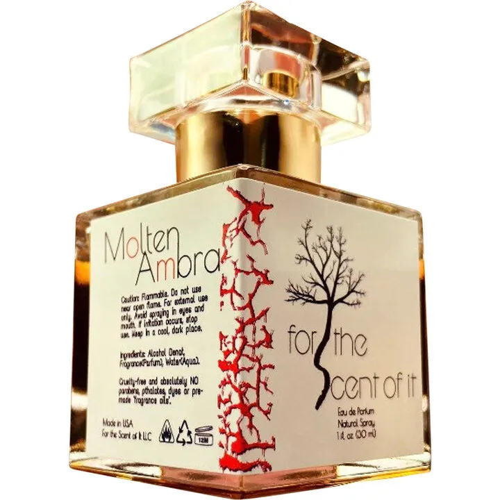 For The Scent Of It Molten Ambra parfüm şişesi