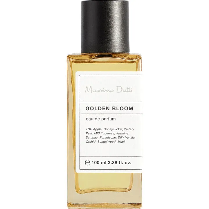 Massimo Dutti Golden Bloom parfüm şişesi