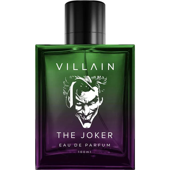 Villain The Joker perfume bottle