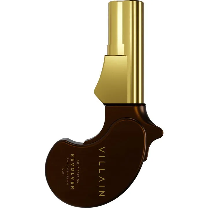 Villain Revolver Gold Edition perfume bottle