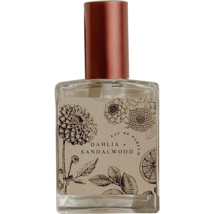 Kozy Dahlia + Sandalwood parfüm şişesi