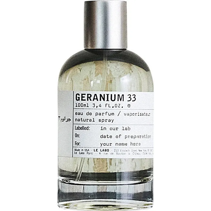 Le Labo Geranium 33 parfüm şişesi