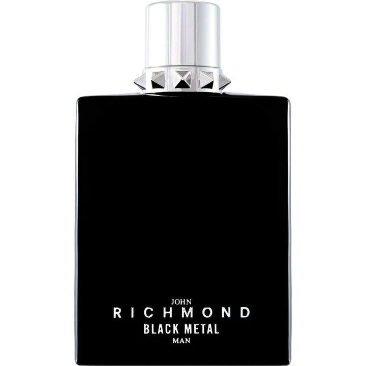 John Richmond Black Metal Man perfume bottle