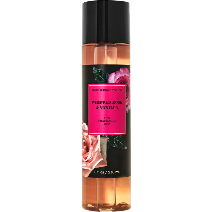 Bath & Body Works Whipped Rose & Vanilla / Whipped Rose Latte parfüm şişesi