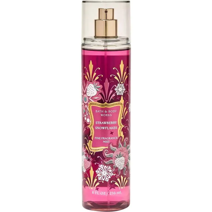 Bath & Body Works Strawberry Snowflakes parfüm şişesi
