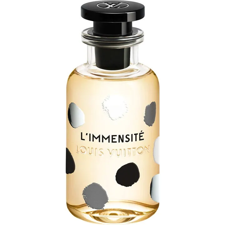 Louis Vuitton L'Immensité x Yayoi Kusama parfüm şişesi
