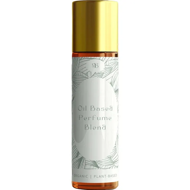 Golden Botanical Oil Based Perfume Blend perfume bottle