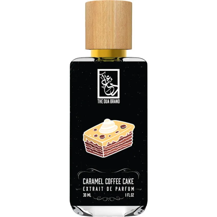 The Dua Brand Caramel Coffee Cake perfume bottle