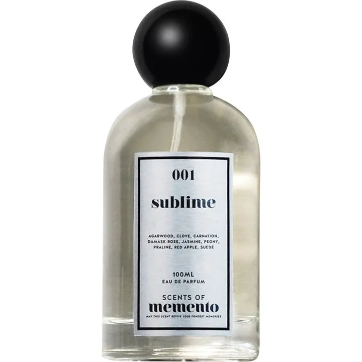 Scents of Memento 001 Sublime perfume bottle