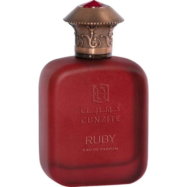 Cunzite Ruby perfume bottle