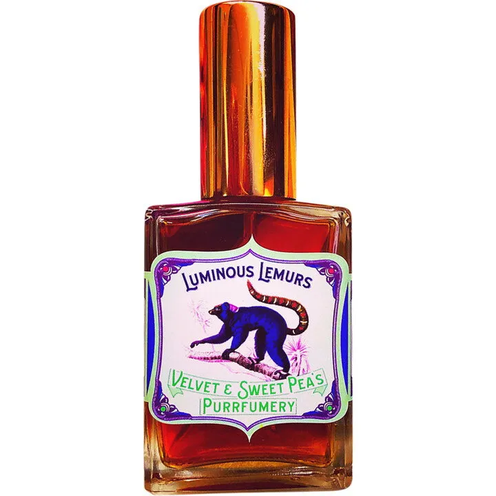 Velvet & Sweet Pea's Purrfumery Luminous Lemurs (Eau de Parfum) perfume bottle