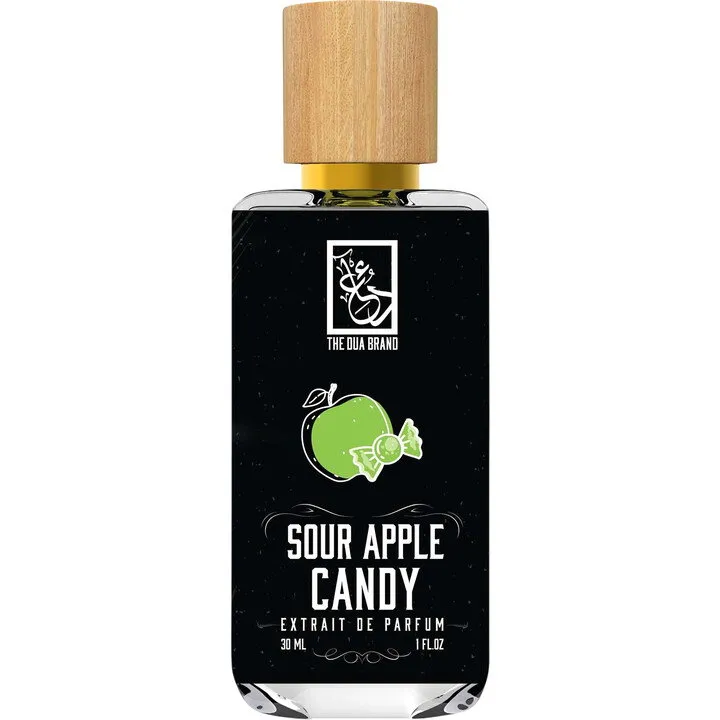 The Dua Brand Sour Apple Candy perfume bottle
