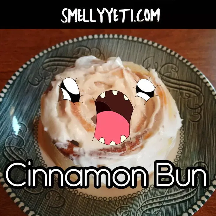 Smelly Yeti Cinnamon Bun perfume bottle