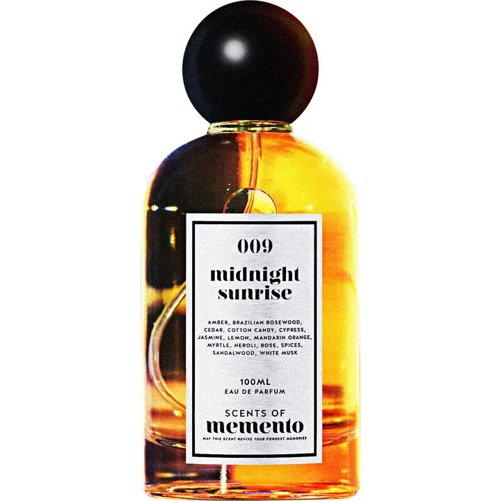 Scents of Memento 009 Midnight Sunrise perfume bottle