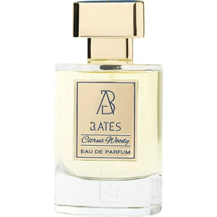 B.ATES Citrus Woody perfume bottle
