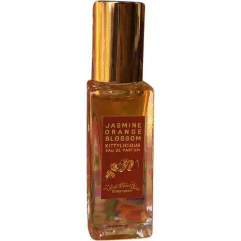 Velvet & Sweet Pea's Purrfumery Jasmine Orange Blossom perfume bottle