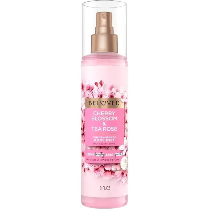 Love Beauty and Planet Beloved - Cherry Blossom & Tea Rose perfume bottle