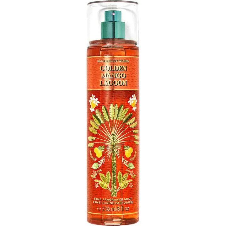 Bath & Body Works Golden Mango Lagoon perfume bottle