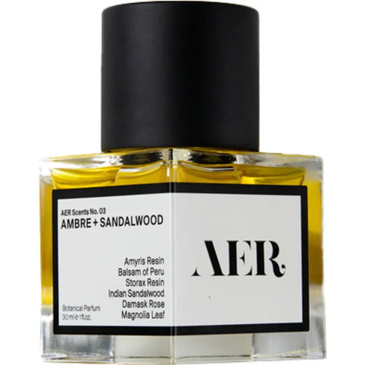 Raer Scents No. 03: Ambre + Sandalwood parfüm şişesi