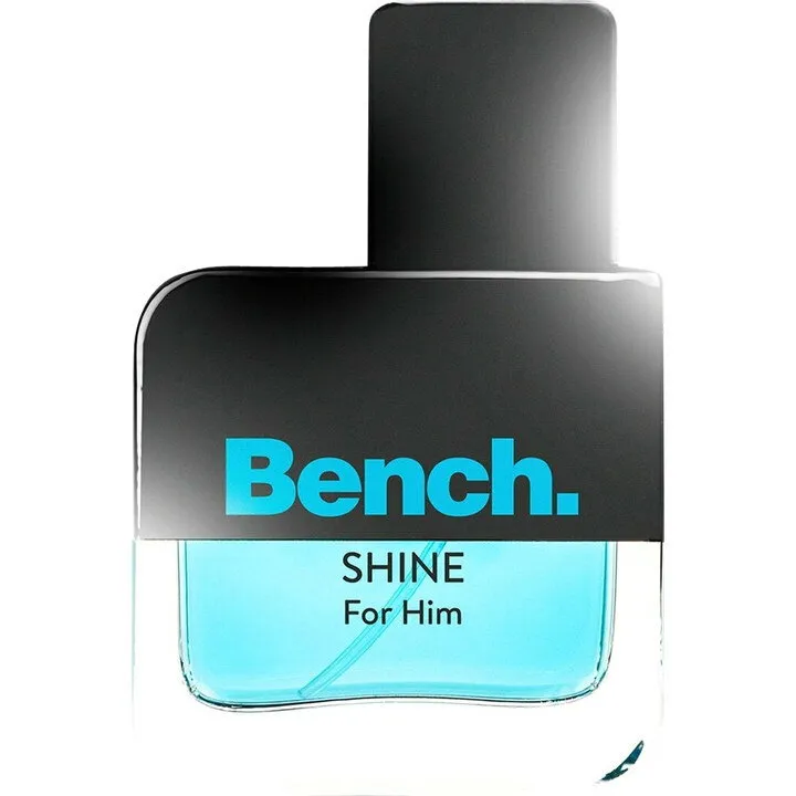 Bench. Shine for Him perfume bottle