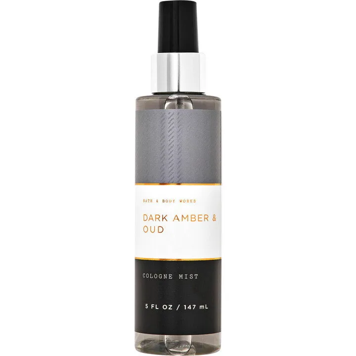 Bath & Body Works Dark Amber & Oud perfume bottle