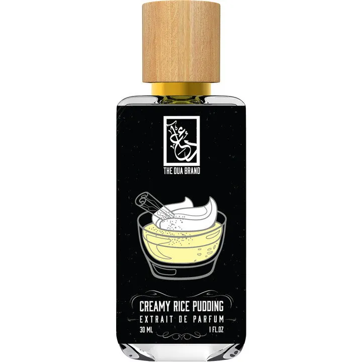 The Dua Brand Creamy Rice Pudding perfume bottle