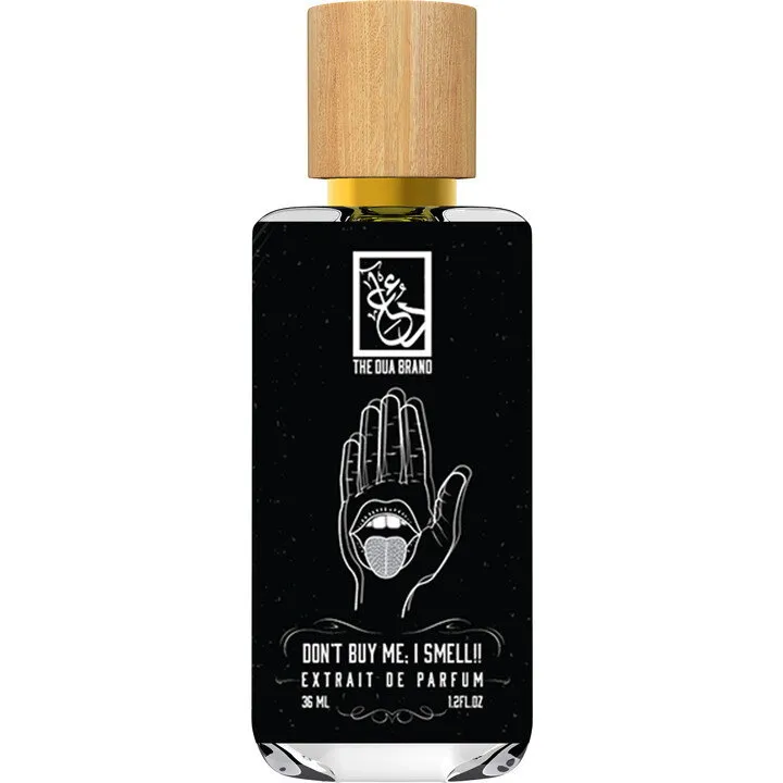 The Dua Brand Don’t Buy Me; I Smell!! perfume bottle