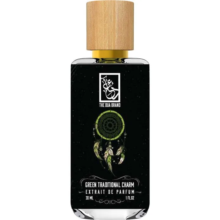 The Dua Brand Green Traditional Charm perfume bottle