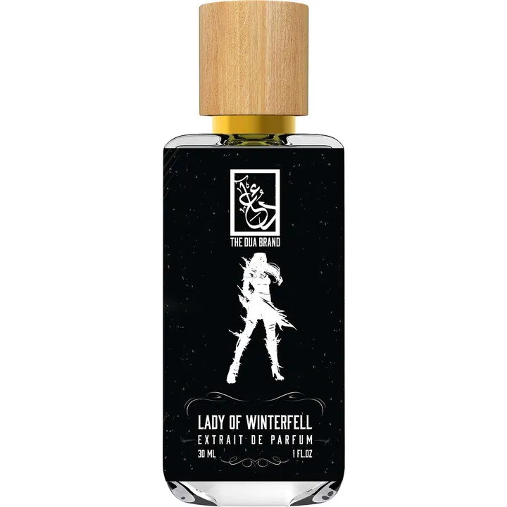 The Dua Brand Lady of Winterfell perfume bottle