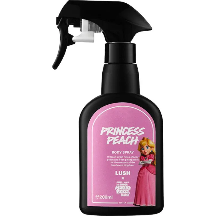 Lush Princess Peach perfume bottle