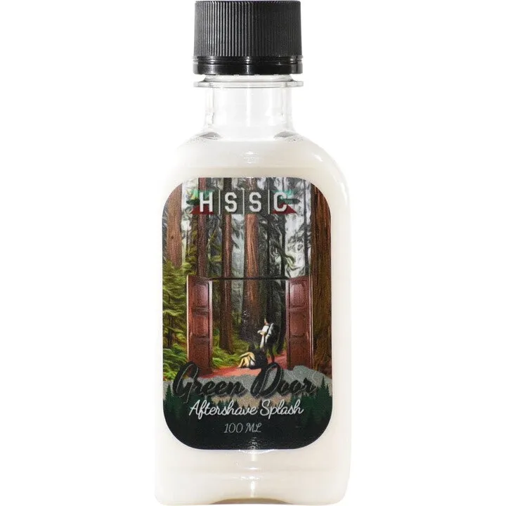H|S|S|C - Highland Springs Soap Co. Green Door perfume bottle