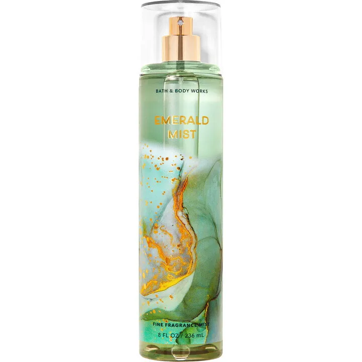 Bath & Body Works Emerald Mist perfume bottle