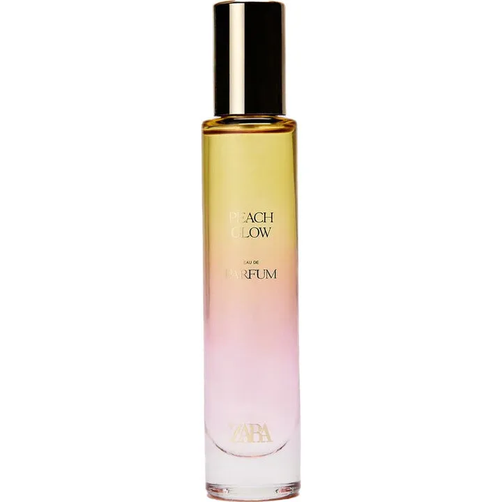 Zara Peach Glow perfume bottle