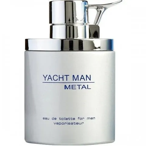 Myrurgia Yacht Man - Metal perfume bottle