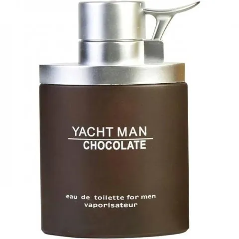 Myrurgia Yacht Man - Chocolate perfume bottle
