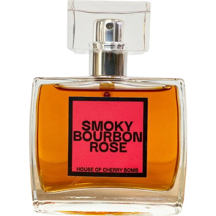 House of Cherry Bomb Smoky Bourbon Rose perfume bottle