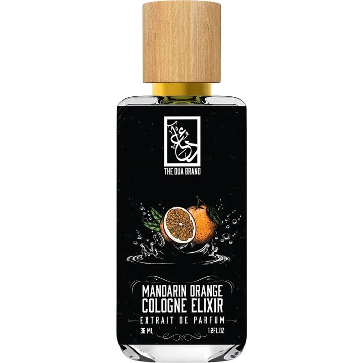 The Dua Brand Mandarin Orange Cologne Elixir perfume bottle