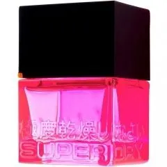 Superdry Neon Pink perfume bottle