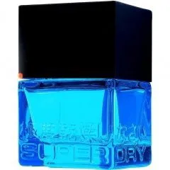 Superdry Neon Blue perfume bottle