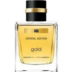 Jacques Battini Crystal Edition - Gold perfume bottle