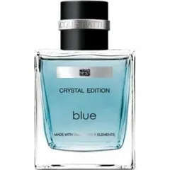 Jacques Battini Crystal Edition - Blue perfume bottle