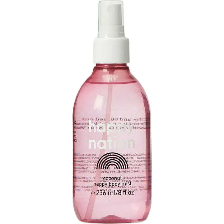 Victoria's Secret Happy Nation - Coconut perfume bottle