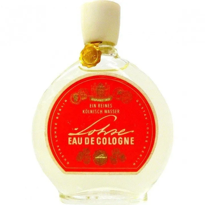 Gustav Lohse Eau de Cologne perfume bottle