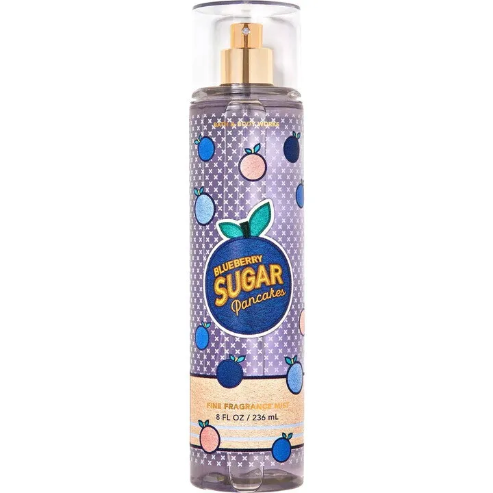 Bath & Body Works Blueberry Sugar Pancakes perfume bottle