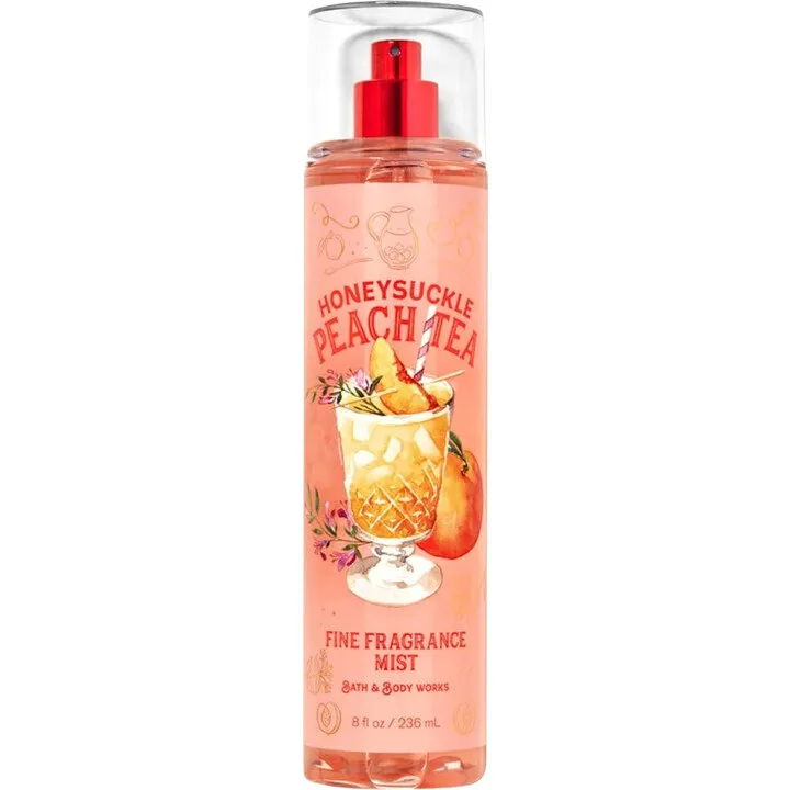 Bath & Body Works Honeysuckle Peach Tea perfume bottle