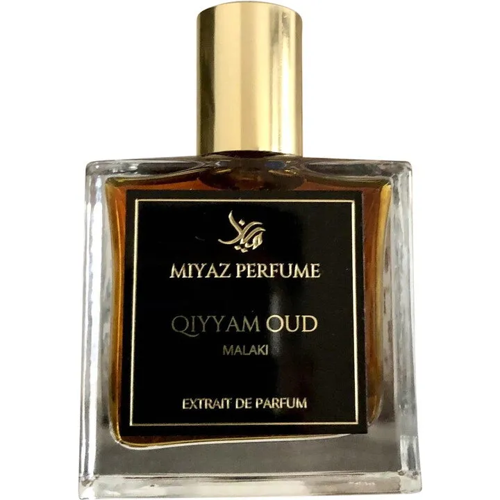 Miyaz Perfume Qiyyam Oud Malaki perfume bottle