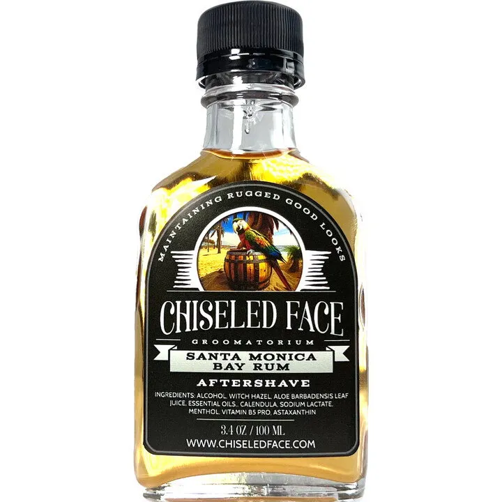 Chiseled Face Santa Monica Bay Rum perfume bottle