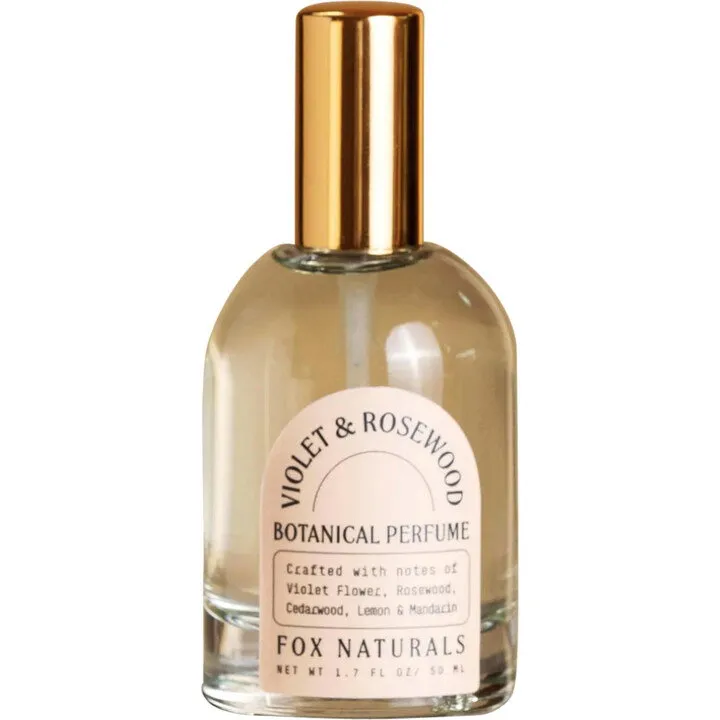 Fox Naturals Violet & Rosewood perfume bottle
