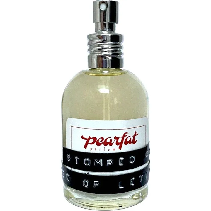 Pearfat Parfum Stomped on Bed of Lettuce perfume bottle