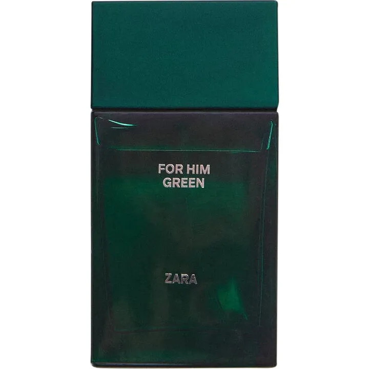 Zara For Him Green perfume bottle